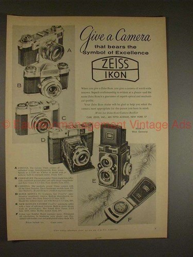 Pubblicità fotocamera zeiss - fotocamera,